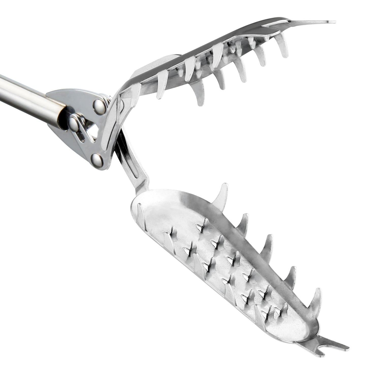 FTH Premium Stainless Steel Grabber Reacher Pickup Tool Heavy Duty Trash Picker Log BBQ Fireplace pits Snake Tongs (41 inch) by Endo33 Markets
