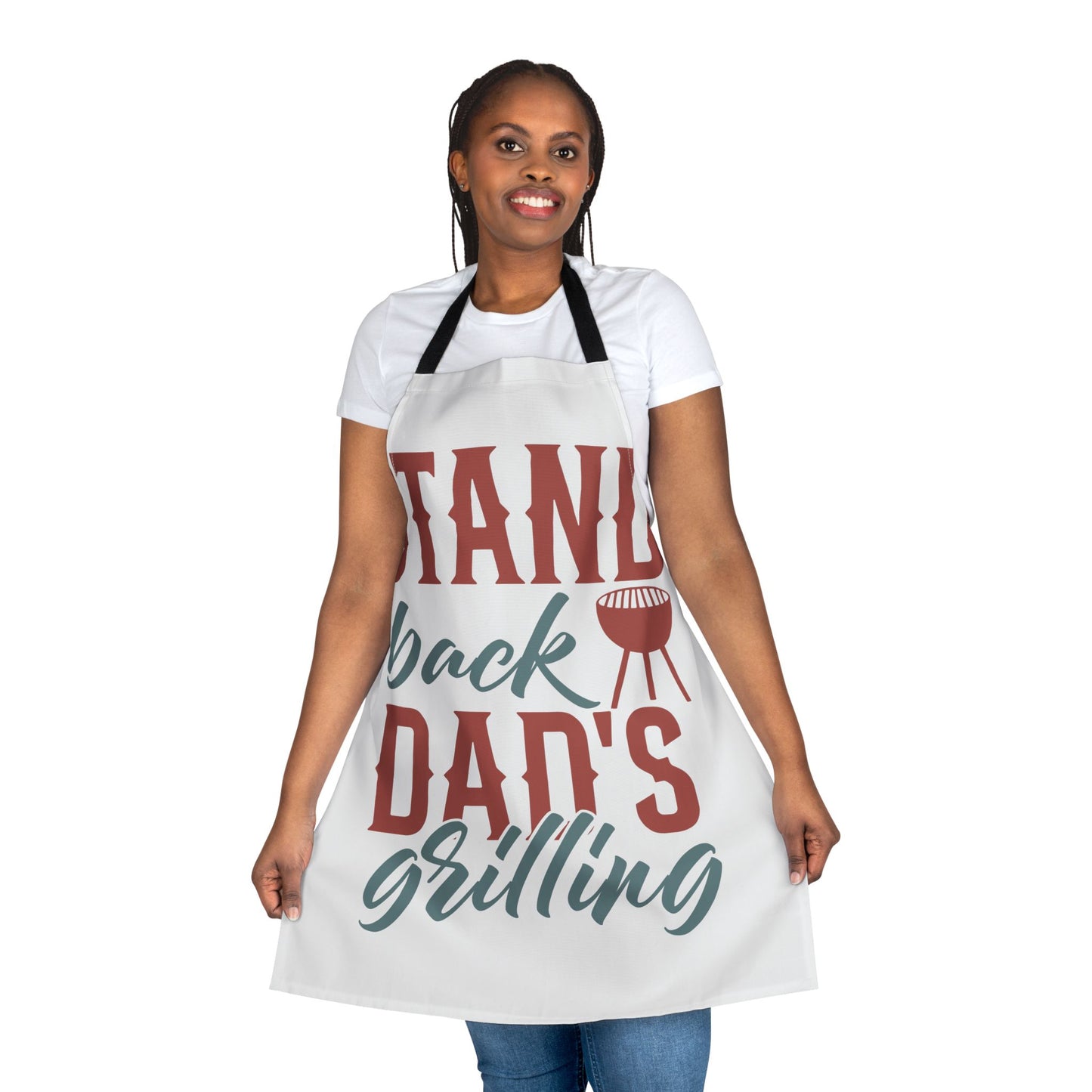Stand Back Dad's Grilling Apron – Funny BBQ Gift for Fathers, Father’s Day Grill Master by Printify