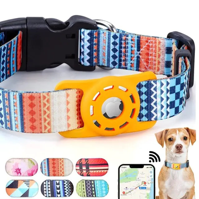 Digital Printing Collar for Apple Airtag - Pets Accessories by Endo33 Markets