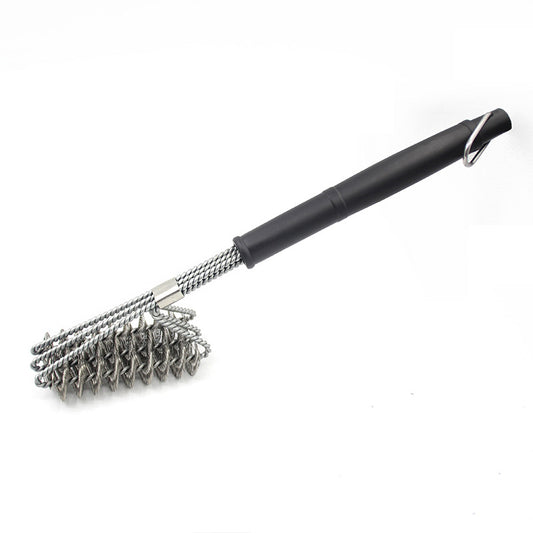 18-Inch Triple-Head BBQ Grill Cleaning Brush by Endo33 Markets