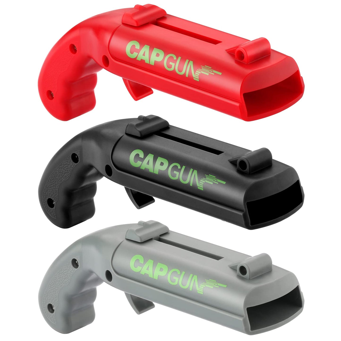 Cap Gun Beer Bottle Opener Bottle Openers party favors [ 3 in 1 Pack] Gamer bottle opener for BBQ Party Bar Drinking Bottle Opener with family friends and drinking buddies by Endo33 Markets