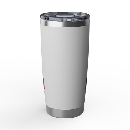 Tumbler — "Vagabond" 20oz Insulated Travel Cup with Bold Character Art by Printify