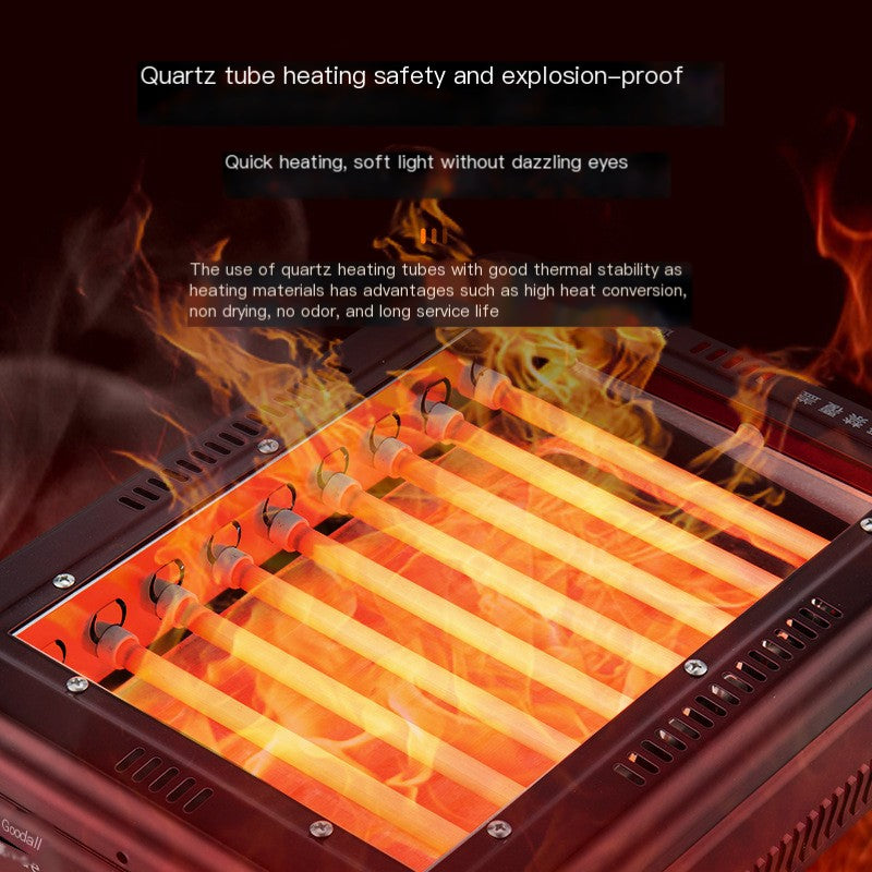 Mini Energy-Saving Electric Heater with BBQ Function by Endo33 Markets
