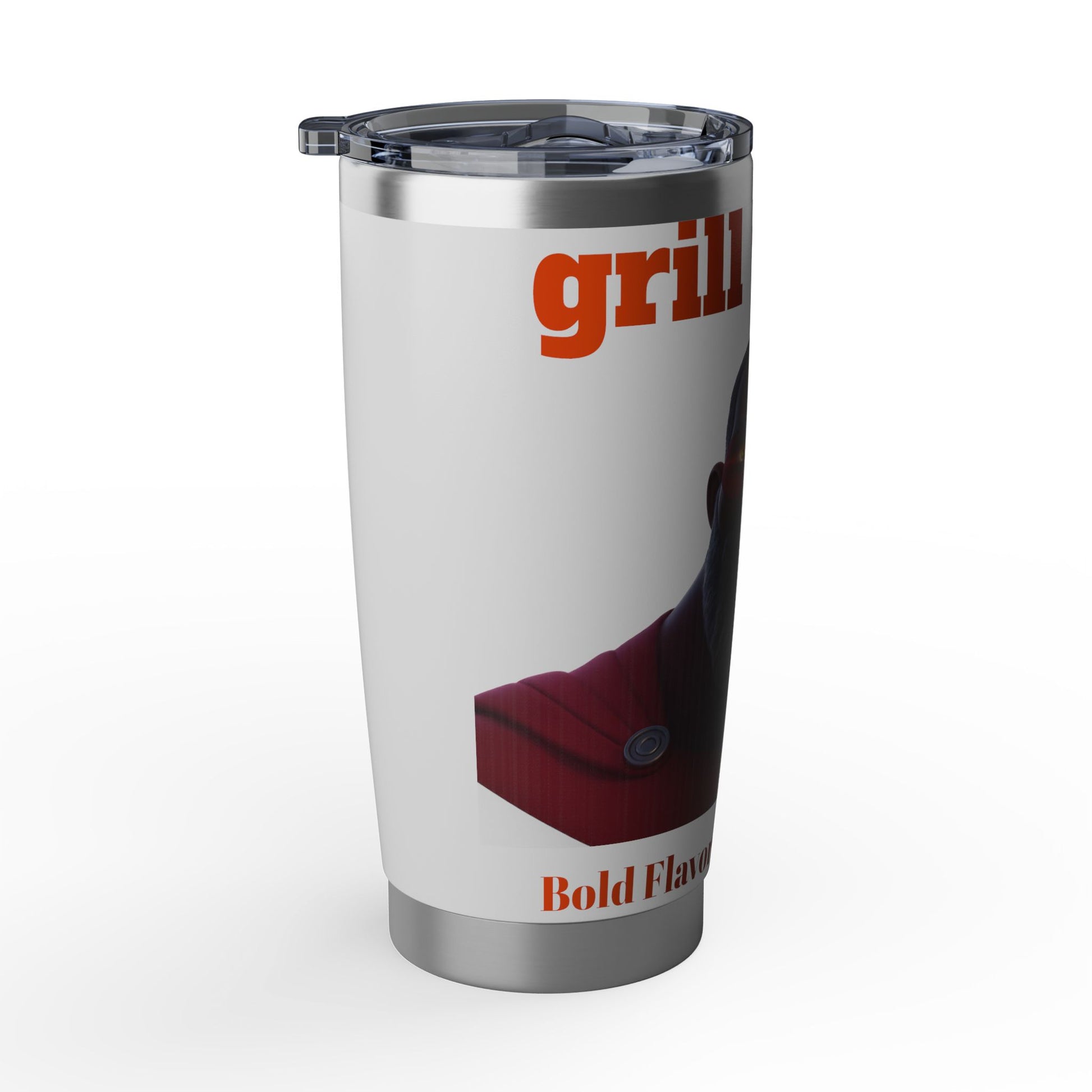 Tumbler — "Vagabond" 20oz Insulated Travel Cup with Bold Character Art by Printify