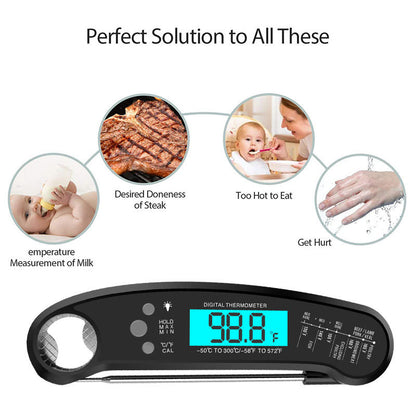 Gravity-Sensing Digital Meat Thermometer for BBQ by Endo33 Markets
