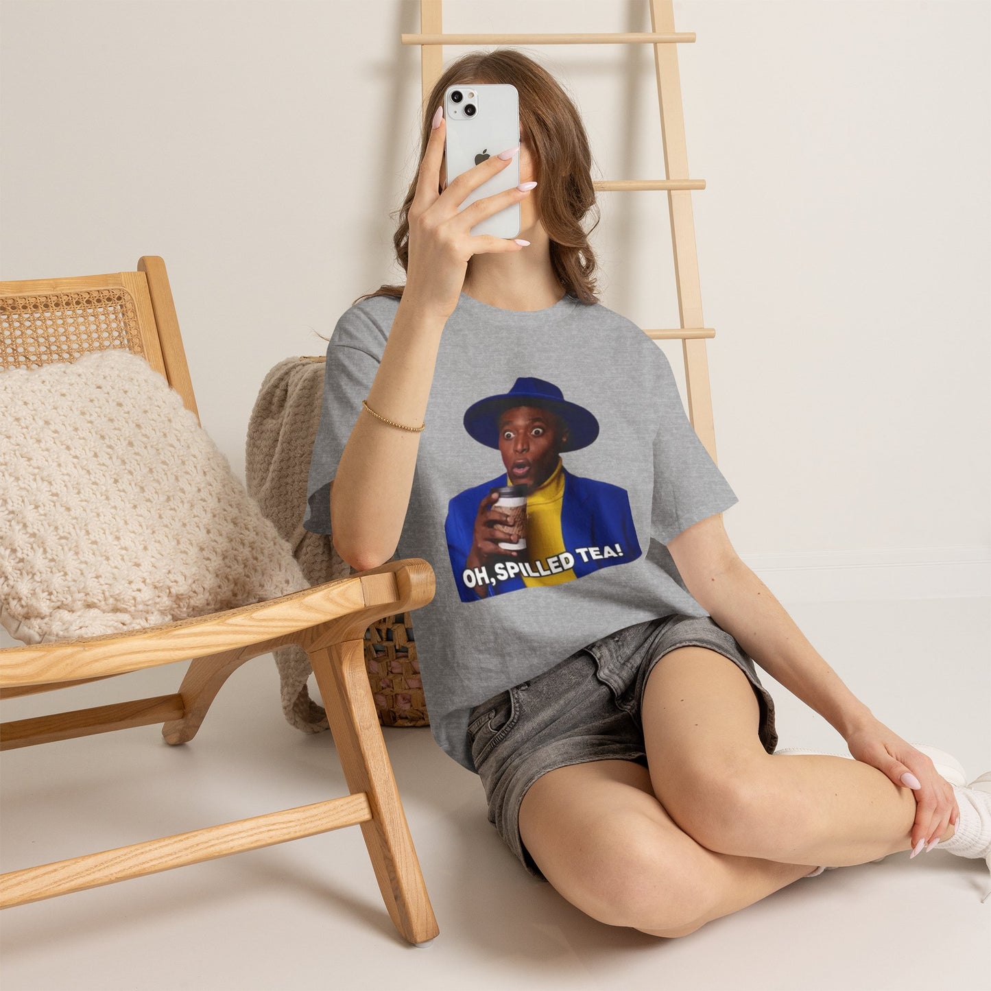 Unisex Heavy Cotton Tee Oh Spilled Tea