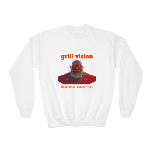 Youth Crewneck Sweatshirt by Printify