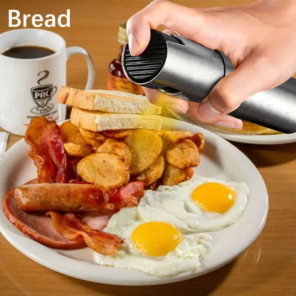 Stainless Steel BBQ Fuel Spray Bottle with Brush & Funnel by Endo33 Markets