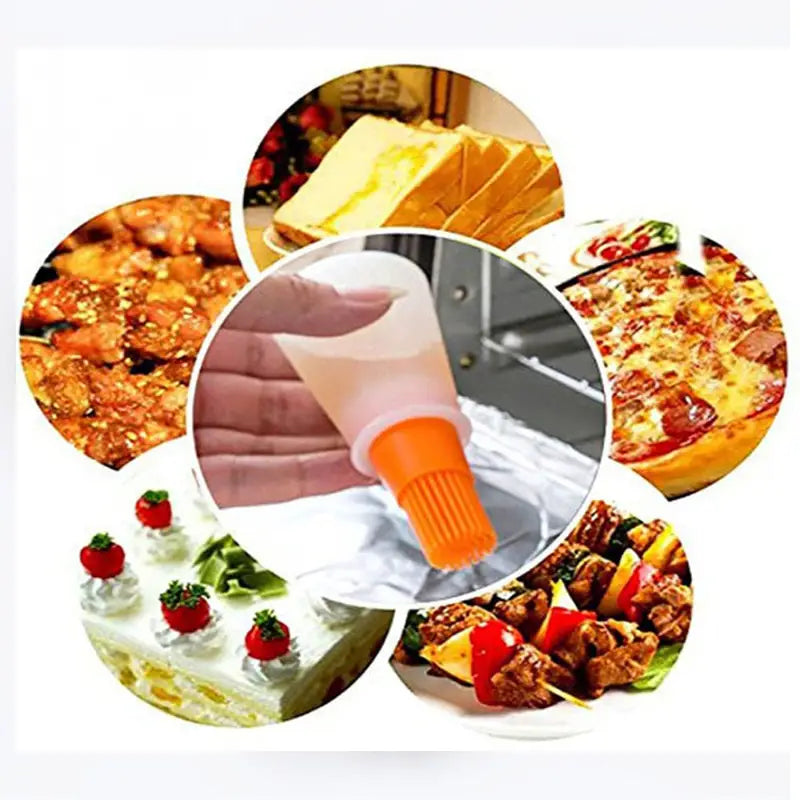 Silicone Basting Brushes for BBQ and Baking (1pc) by Endo33 Markets