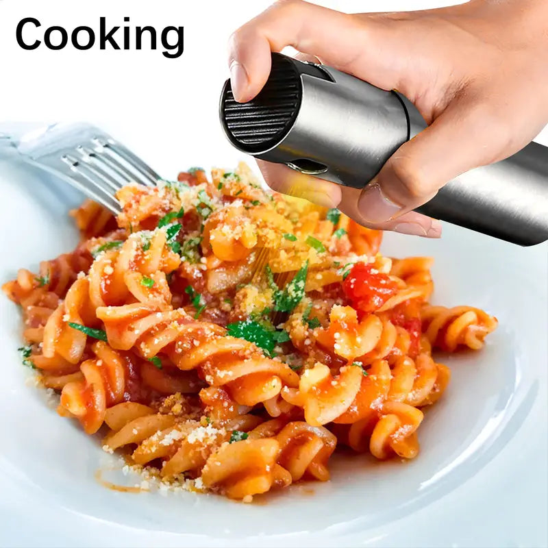 Stainless Steel BBQ Fuel Spray Bottle with Brush & Funnel by Endo33 Markets