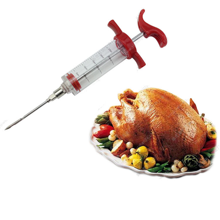 Marinade Injector for BBQ and Turkey Basting by Endo33 Markets