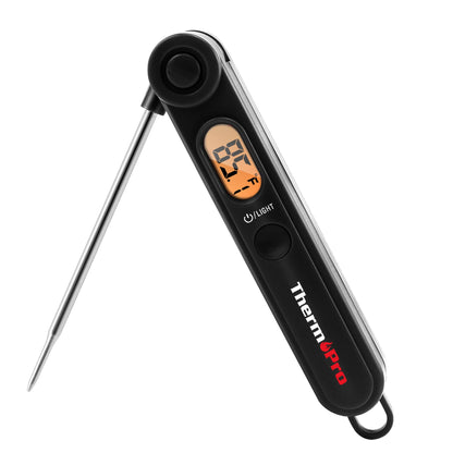 ThermoPro Digital Meat Thermometer for Cooking Instant Read Food Thermometer with Probe and Backlight for Oil Deep Fry Smoker BBQ Grill Kitchen Candy by Endo33 Markets