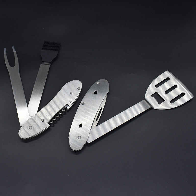 Multifunctional BBQ Tool Set with Stainless Steel Utensils by Endo33 Markets
