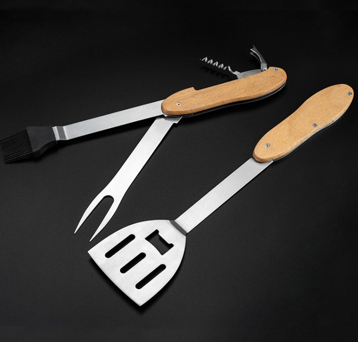 Multifunctional BBQ Tool Set with Stainless Steel Utensils by Endo33 Markets
