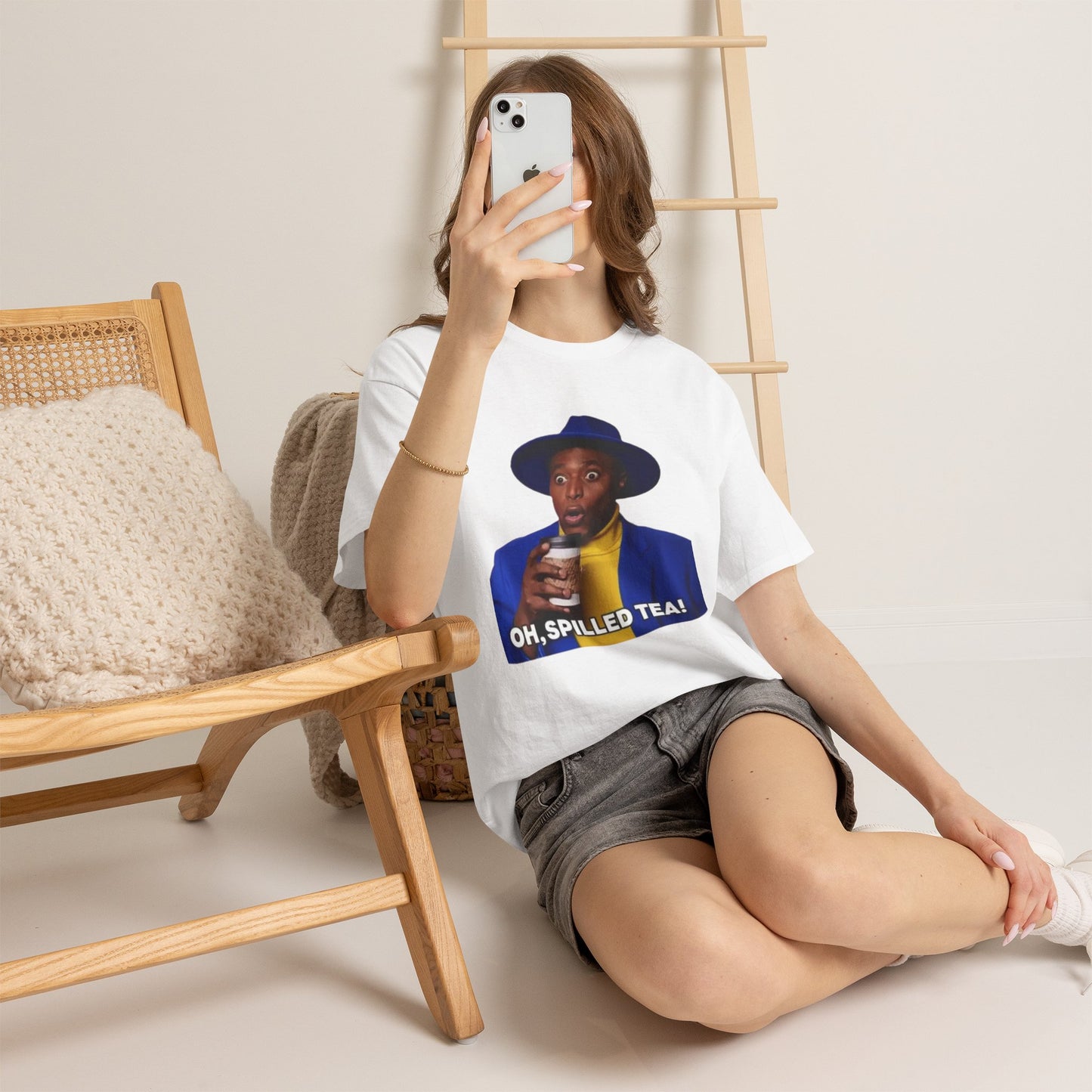 Unisex Heavy Cotton Tee Oh Spilled Tea