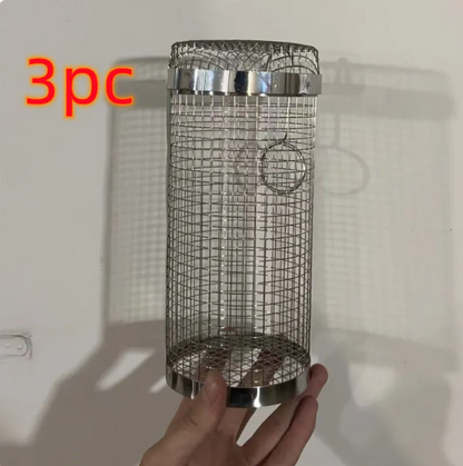 Rolling BBQ Grill Basket by Endo33 Markets