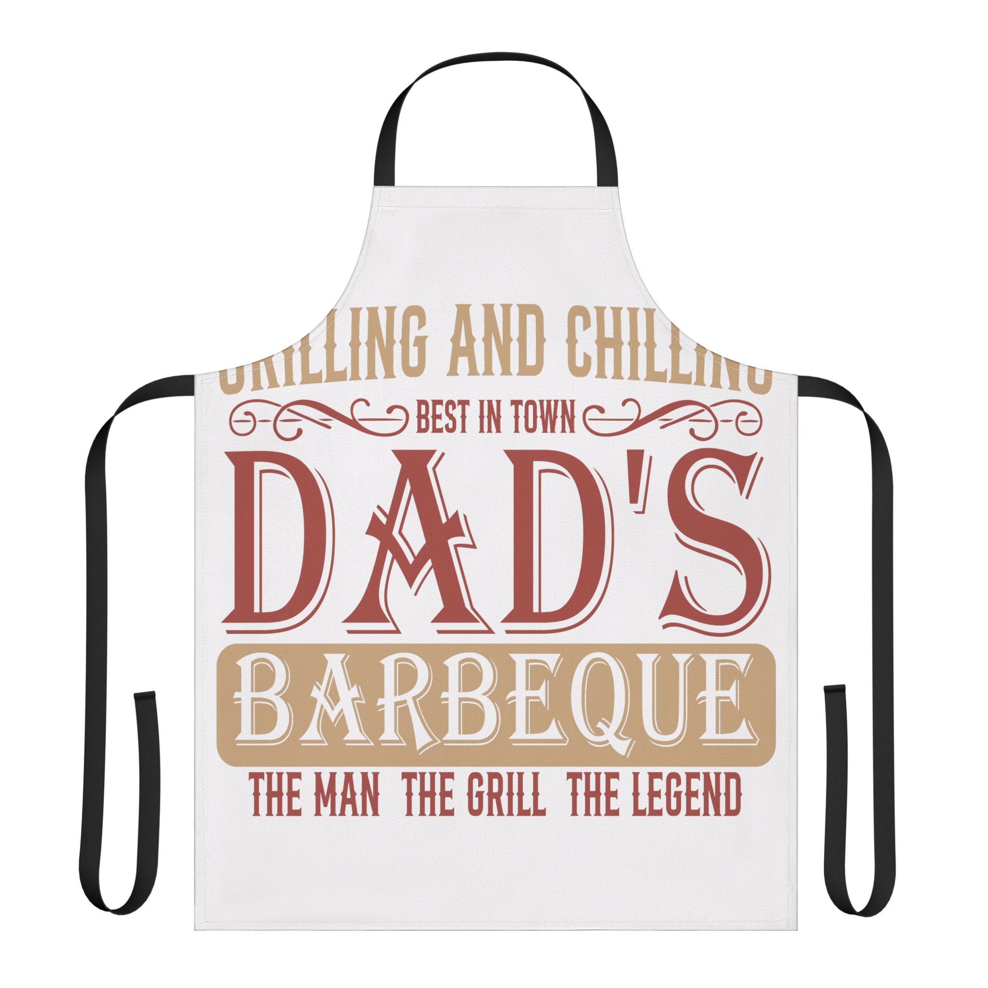 Dad's Barbeque Apron — "The Man The Grill The Legend" BBQ Gift for Father’s Day by Printify