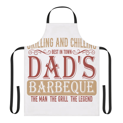 Dad's Barbeque Apron — "The Man The Grill The Legend" BBQ Gift for Father’s Day by Printify