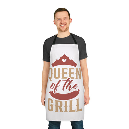 Queen of the Grill BBQ Apron — Funny Grilling Gift for Dad, Father’s Day & Cookouts by Printify