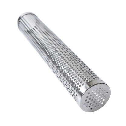 6-Inch Round Stainless Steel BBQ Smoked Net Tube by Endo33 Markets