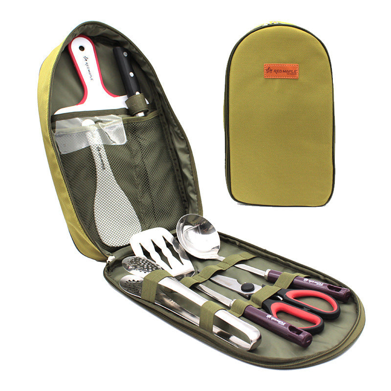 Outdoor Camping Cookware Set with BBQ Tools by Endo33 Markets