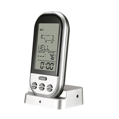 Wireless BBQ Meat Thermometer with Timer for Cooking by Endo33 Markets