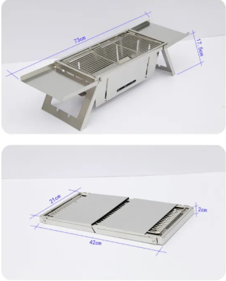 Stainless Steel Outdoor BBQ Grill by Endo33 Markets