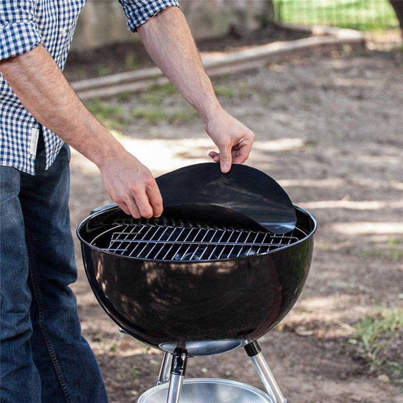 High-Temperature Non-Stick Round BBQ Mat 15.75” by Endo33 Markets