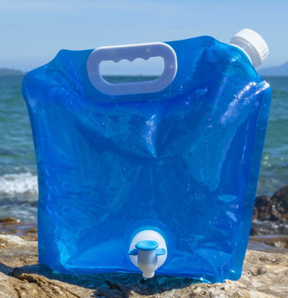 Foldable Outdoor Water Bag for Camping and BBQ (5L/10L) by Endo33 Markets