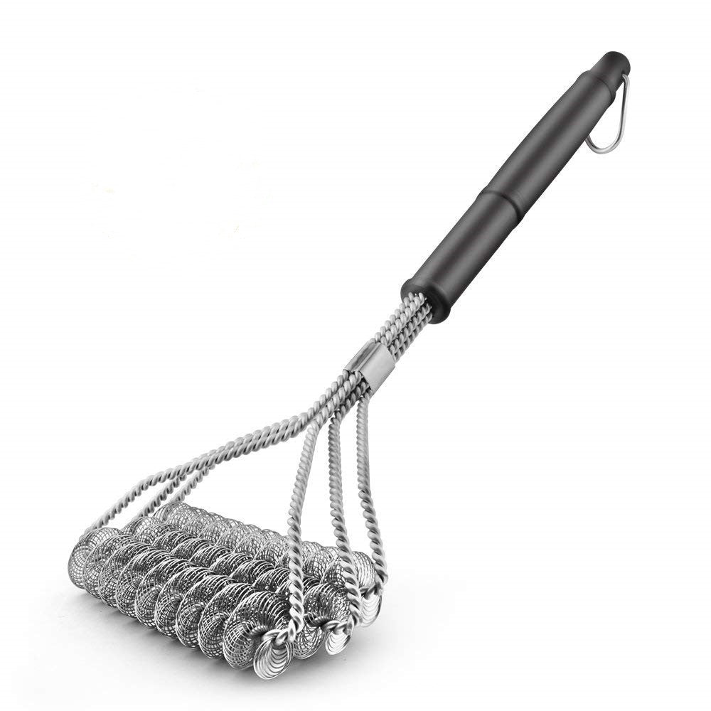 18-Inch Triple-Head BBQ Grill Cleaning Brush by Endo33 Markets