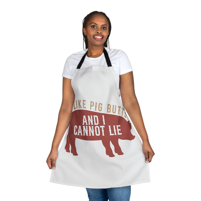 I like Pig Butts and I can Not Lie Apron — Funny Grilling Gift for Dad, Father’s Day & Cookouts by Printify