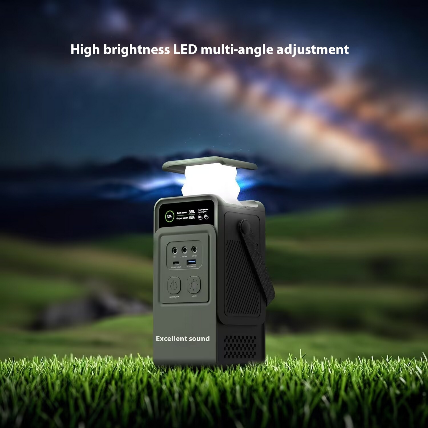 Portable Outdoor High-Capacity Power Bank by Endo33 Markets