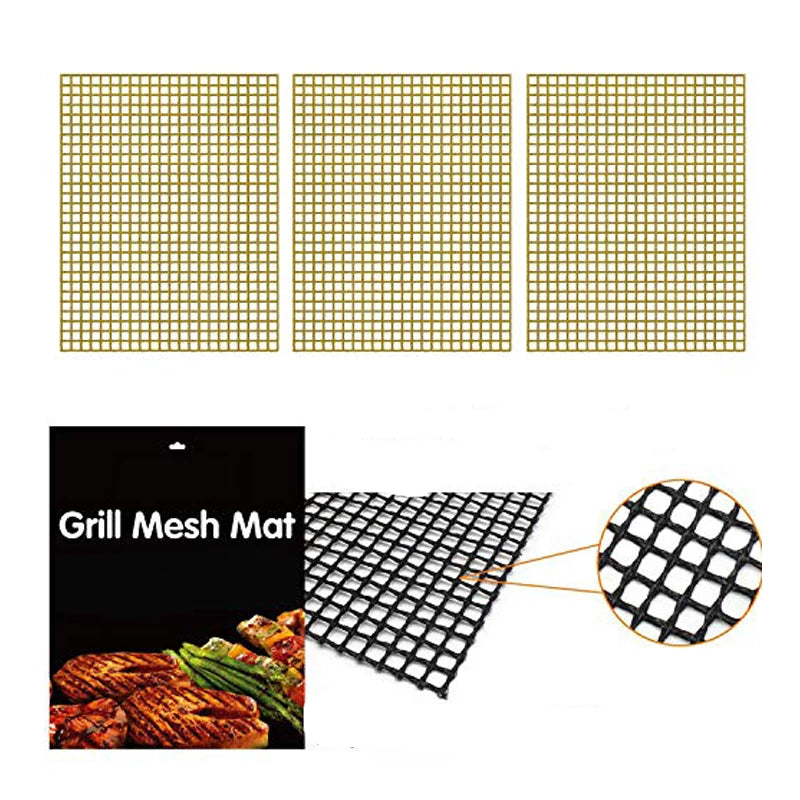 Grill Mesh Mat For Tailgating And Outdoor BBQ 3/PAK by Endo33 Markets