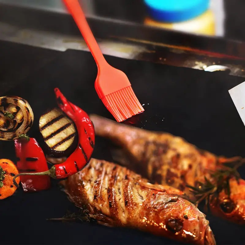 2pcs Non-stick BBQ Grill Mat 15.75x13 Inches by Endo33 Markets