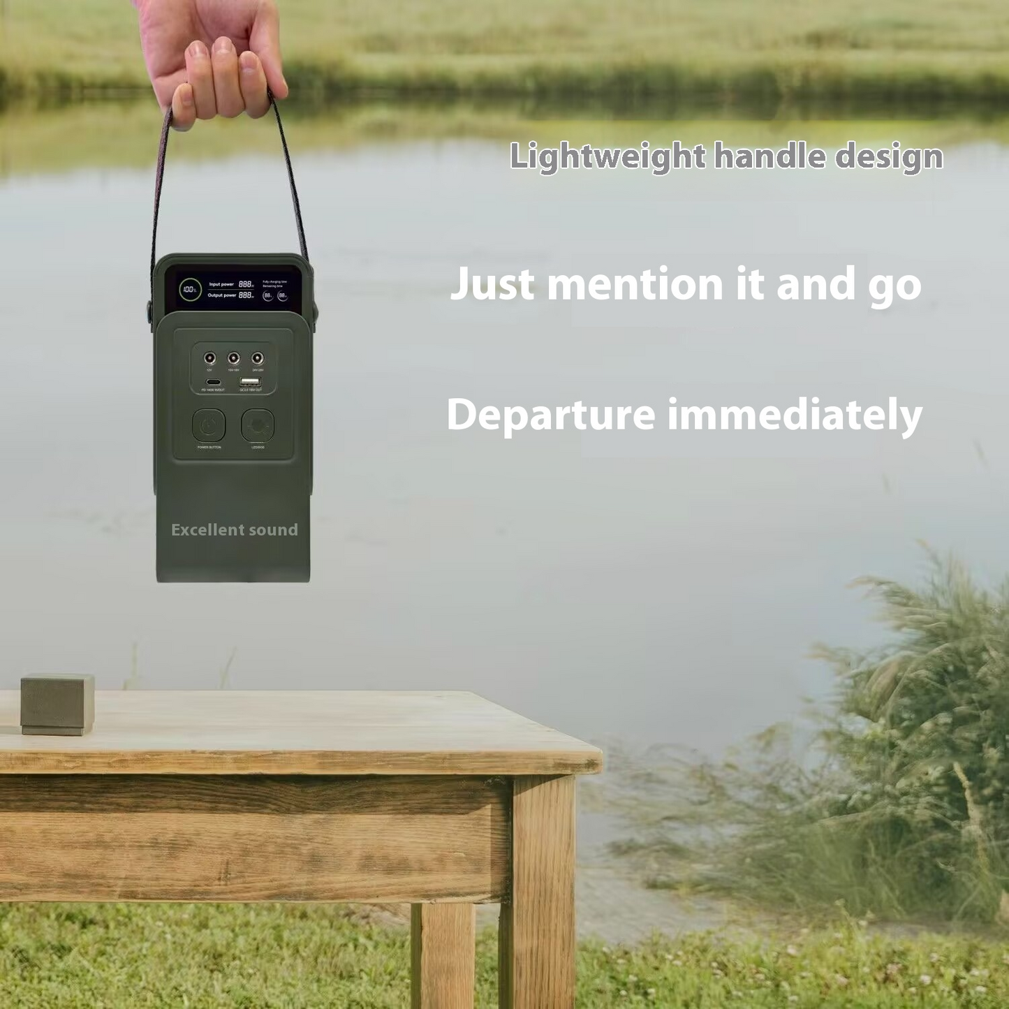 Portable Outdoor High-Capacity Power Bank by Endo33 Markets