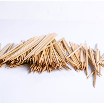 Disposable Bamboo Skewers for BBQ - 15cm Length by Endo33 Markets