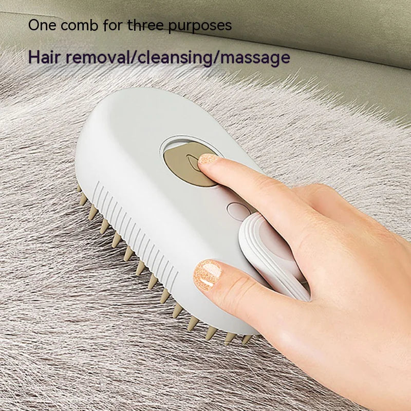 Steam Cleaning/Massaging Brush for Pets by Endo33 Markets