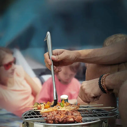 Silicone BBQ Brush with Stainless Steel Handle by Endo33 Markets