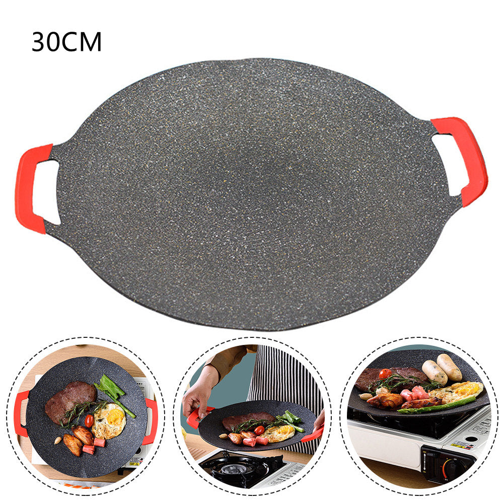 Round Maifan Stone Outdoor Korean BBQ Plate by Endo33 Markets