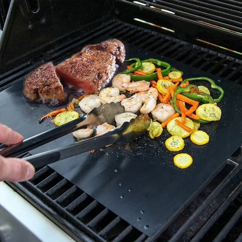 Non-Stick Grill Mat for BBQ and Outdoor Cooking by Endo33 Markets