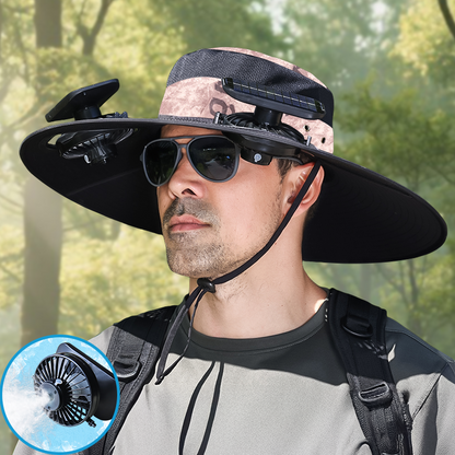 UPF50+ Solar cooling fan cap, Solar fan cap and USBcharging -Cooling sun cap, Fisherman's cap, Outdoorfishing, Outdoor leisure, Camping, Hiking, Outdoor work,Outdoor leisure by Endo33 Markets