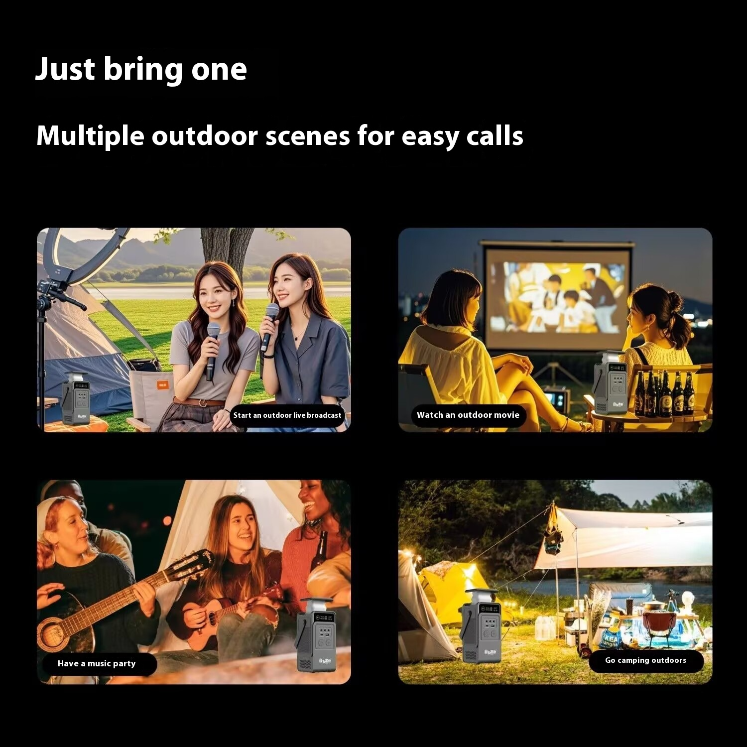 Portable Outdoor High-Capacity Power Bank by Endo33 Markets