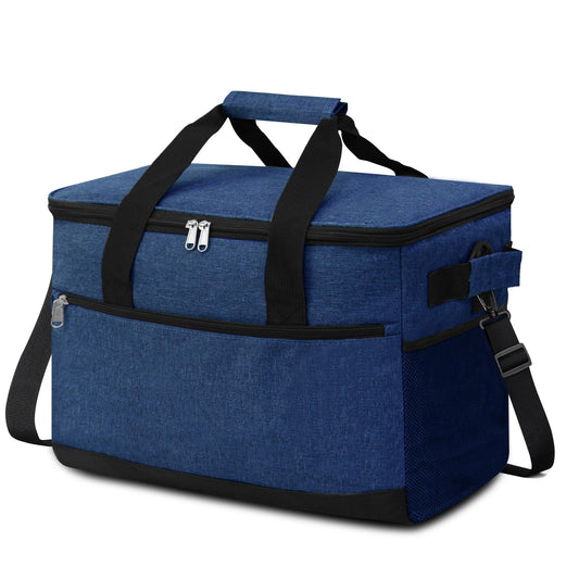 Cool Cooler Bag Large Thermos Cool Bag Insulated Bag Food Delivery Bag Pizza hot Frozen Food Delivery Bag Extra Large Collapsible Leakproof for Picnic Camping Grocery ShoppingBlue by Endo33 Markets