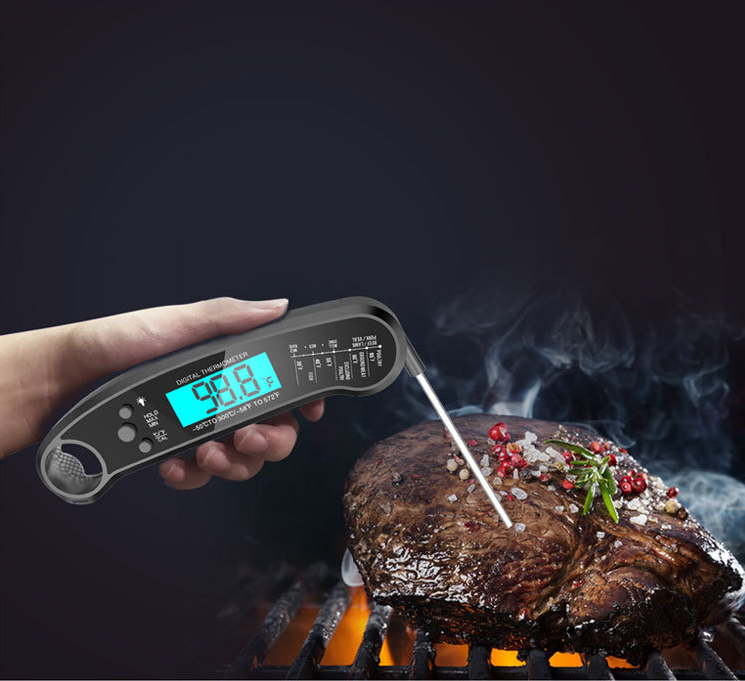 Gravity-Sensing Digital Meat Thermometer for BBQ by Endo33 Markets