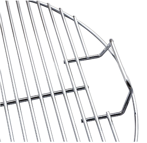 Portable Round Stainless Steel BBQ Grill Net by Endo33 Markets