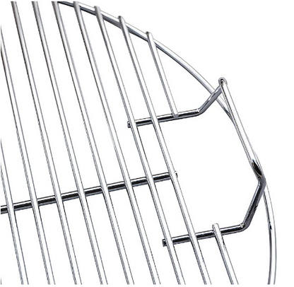 Portable Round Stainless Steel BBQ Grill Net by Endo33 Markets