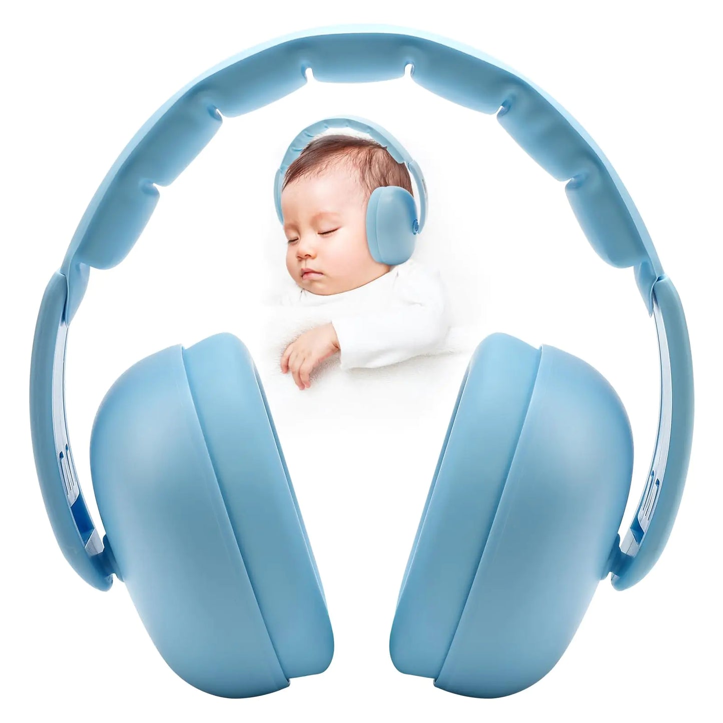 Baby Headphones for Noise - [Upgraded Baby-Friendly Version] Baby Ear Muffs Noise Protection - Baby Noise Cancelling Headphones - Baby Ear Protection for 3 Months to 2 Years by Endo33 Markets