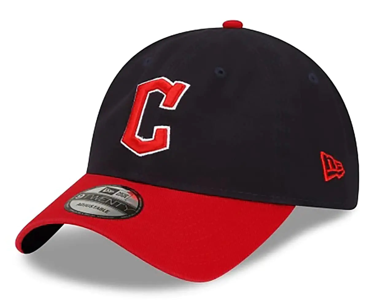 New Era MLB Core Classic 9TWENTY 2-Tone Adjustable Hat Cap One Size Fits All (as1 Alpha one_Size Cleveland Guardians) by Endo33 Markets