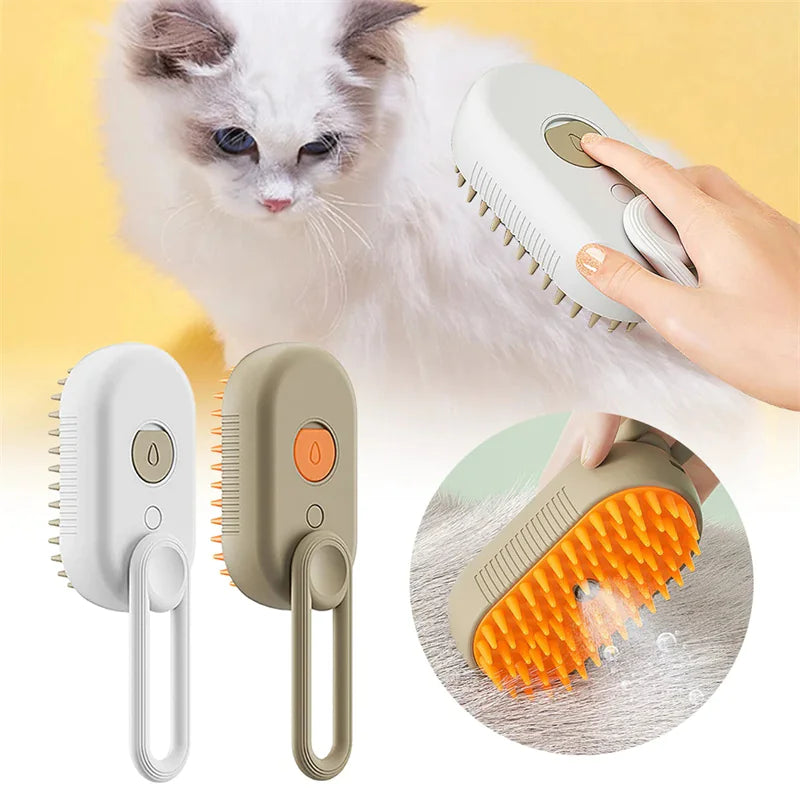 Steam Cleaning/Massaging Brush for Pets by Endo33 Markets