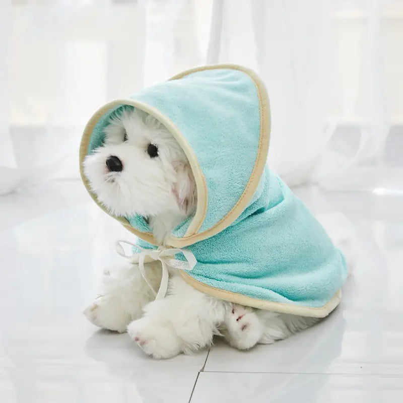 Microfiber Quick-Drying Bathrobe for Pets by Endo33 Markets